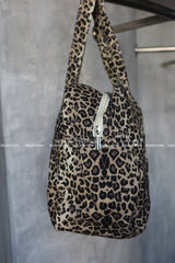 leopard leopard print big shoulder bag