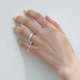 TEXTURE OF WAVE RING 003 (SILVER)