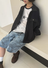CAMO HALF BERMUDA PANTS