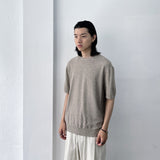 Heather Knit Crewneck Top