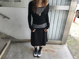 lonen button banding skirt 