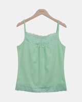 Roem Lace Strap Sleeveless Top