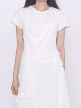 Daisy Flower Lace Delicate Short Sleeve T-shirt
