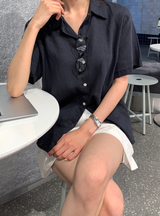 Kemme Ice Linen Short Sleeve Shirt / 5 colors