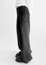  ANGLE LINE WIDE SLACKS