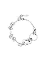 NO.600 [SILVER] ツーホールドボールブレスレット
