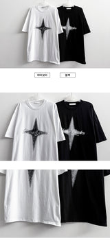 Tain DIA Boxy フィット半袖Tシャツ