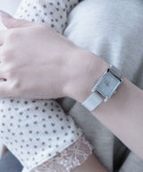 バブル ハート ウォッチ (Silver White)