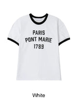 Heize Paris Ringer Short Sleeve Tee