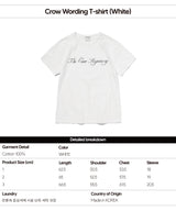 クロウワーディングクロップTシャツ (ホワイト)