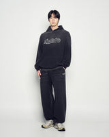25FW ディストレスフーディー ブラック
