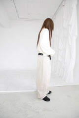 cotton curve balloon pants(2colors)