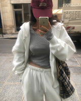 [BELLIDE MADE] クッキー、ストライプフィンガーホールTシャツ