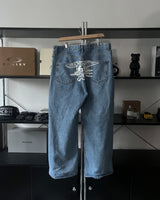 BT ビンテージプリンティングデニムパンツ (1C)