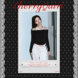 (3rd reorder) shirts layered off shoulder top - brown