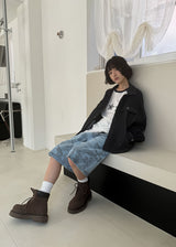 CAMO HALF BERMUDA PANTS