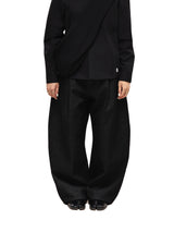 6CRAYON 11.3oz Black Non-Fade Wide-Leg Baggy Denim Pants