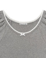 Dot Puff T-Shirt (Grey)