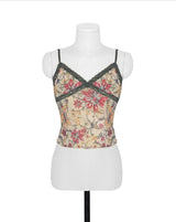grove : flower lace camisole top