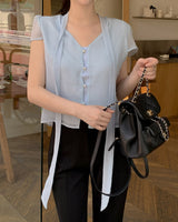 Maki tie blouse
