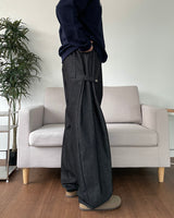 サイドスナップデニムパンツ