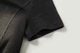 SIGNATURE SPRAY WASHED ZIP UP WAFFLE SHIRT