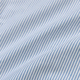 ストレンジャークラシックフィット刺繍ロングスリーブオックスフォードシャツ (Blue Stripe)
