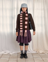 HAIRY TASSEL MUFFLER (PINK)