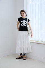 WHISPERING WINGS MAXI SKIRT
