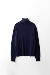 カシミアタートルネックニット (Black)