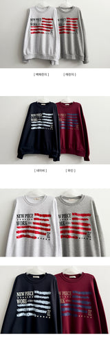 Piece ボクシー フィット スウェットシャツ