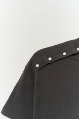 Road Slim Button Top (2color)