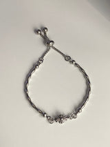 antique mini cross bracelet