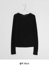 カドヒテンセルベーシックレイヤード長袖Tシャツ