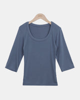 Luhel Round-Neck 7-Sleeve T-Shirt