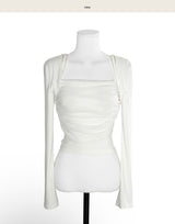 [ballet mood💗] punit tulle halter layer top