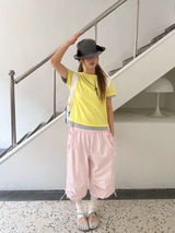 nice banding bermuda pants