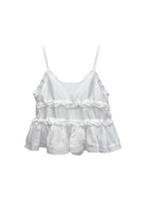 GENIE SLEEVELESS TOP / WHITE