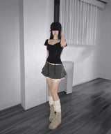 rose lace sk (2colors)