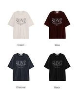 [Unisex]ベルベットメッシュハーフTシャツ(4color)