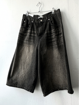 Brown Tint Bermuda Denim Shorts