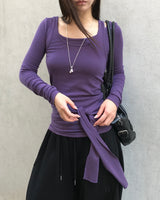 [ORIGINAL] Ockham Layered Wrap Sleeveless T-Shirt