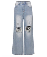 MOVA WASHING DAMAGE DENIM PANTS (3COLOR)