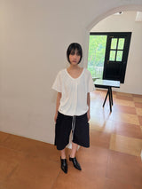 curve bermuda pants