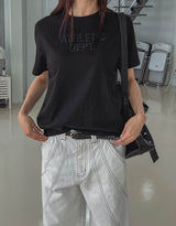 オーセンティックセミクロップド半袖Tシャツ