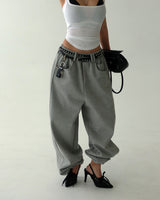 [UNISEX] Belt Loop String Jogger & Wide Pants