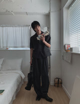 Chloe Two Tuck Wide Slacks