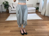 puff capri pants