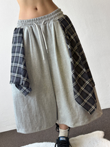 Tata Check Layered Over Long Bermuda 3Color