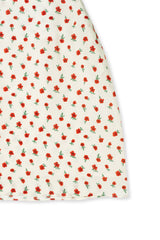 Flower mini skirt_ivory